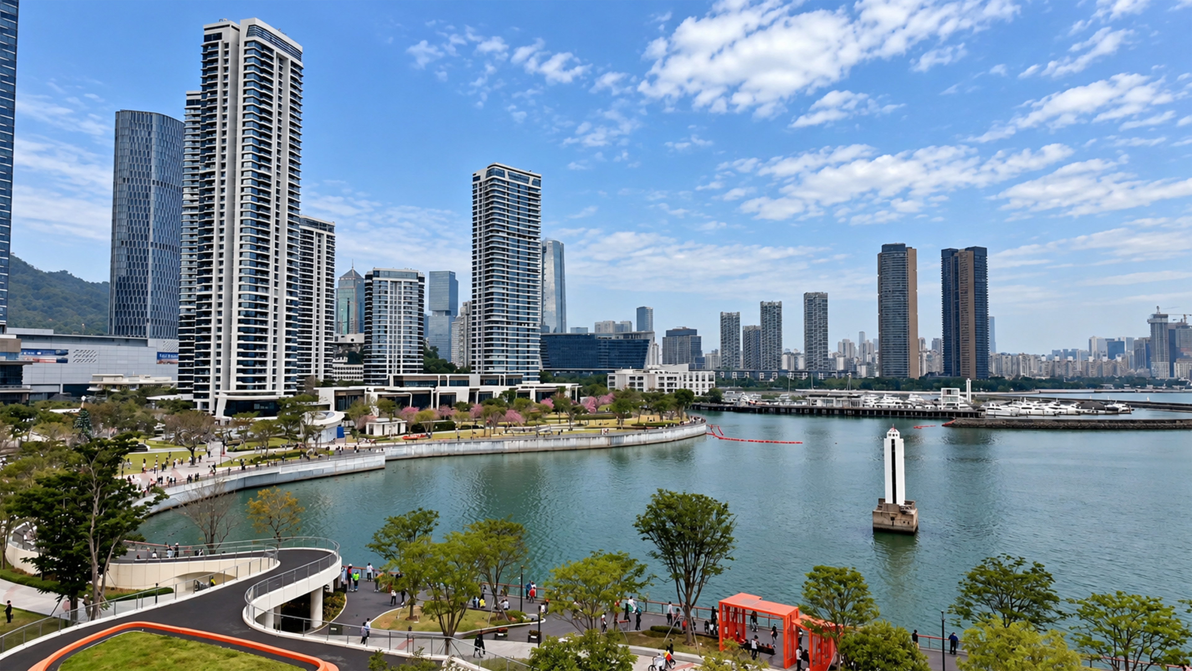 High rise Chongqing looks different from this waterfront view