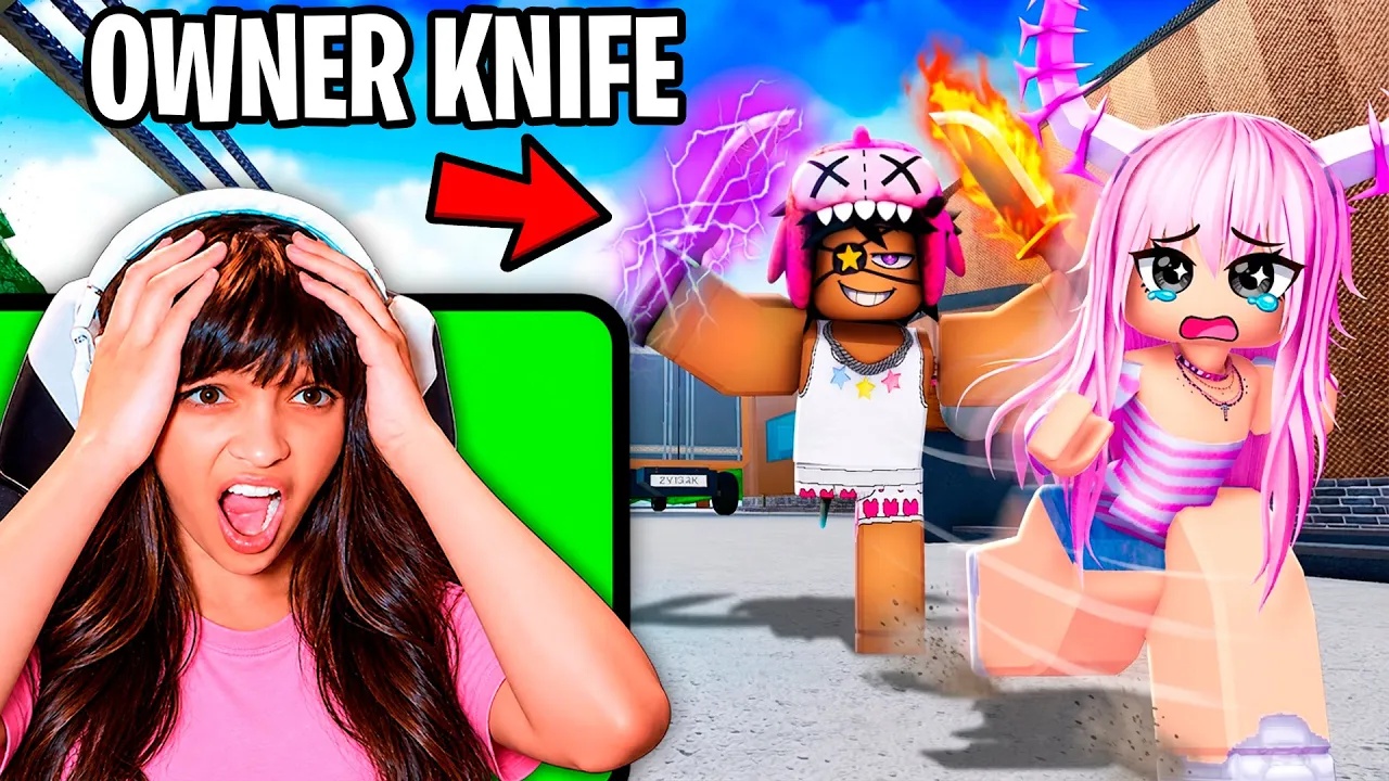 I added custom knife powers to troll toxic streamer in MM2!