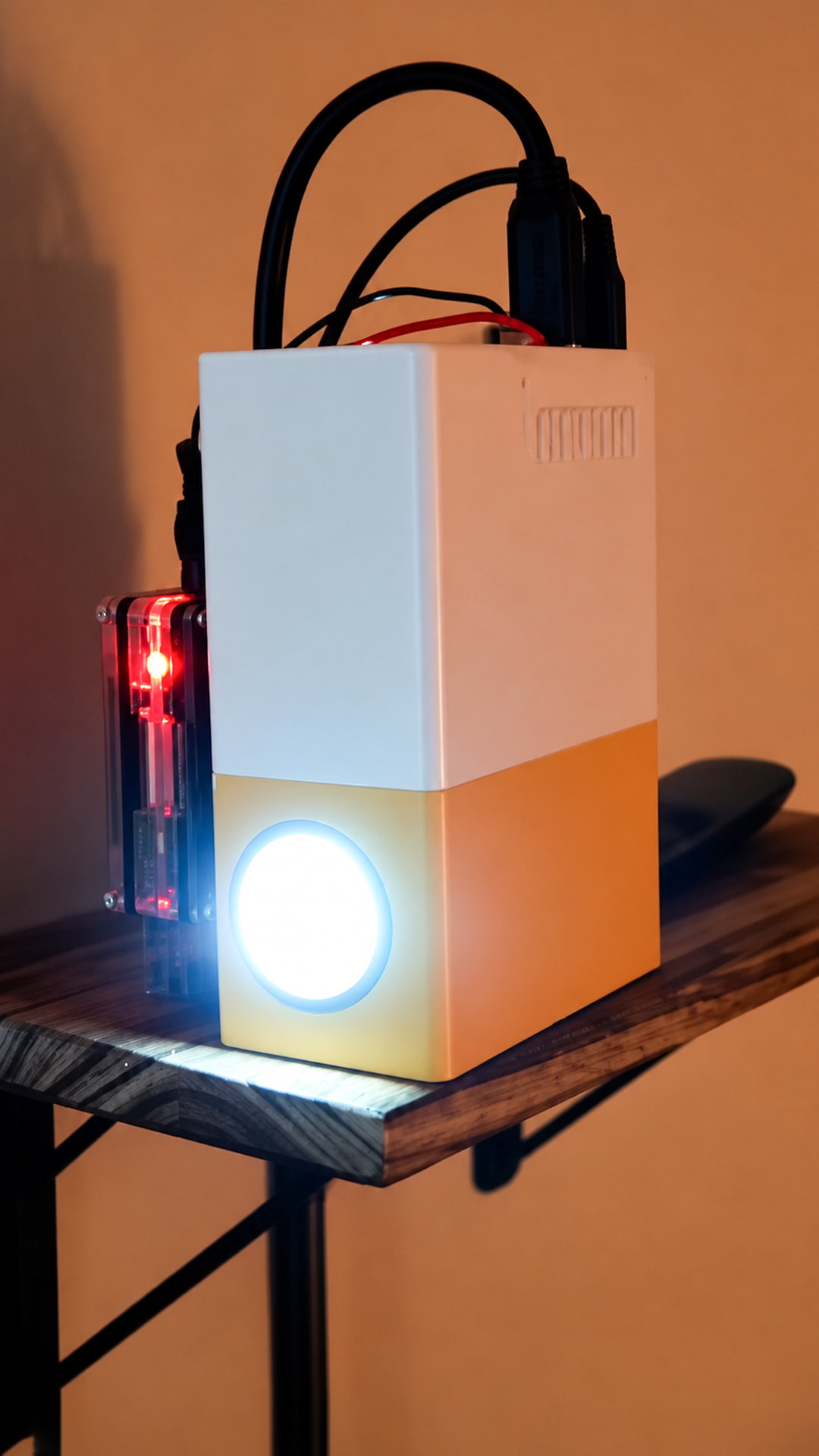Life-size Portal game build powered by a projector and Raspberry Pi