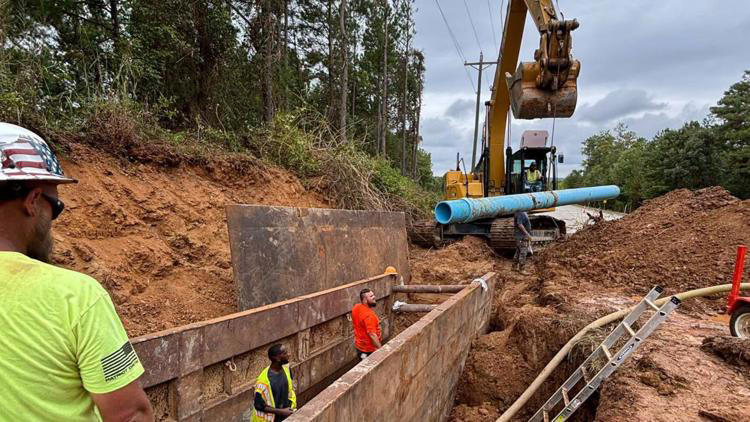 Corley Mill Road reopens after water main repairs near River Bluff High