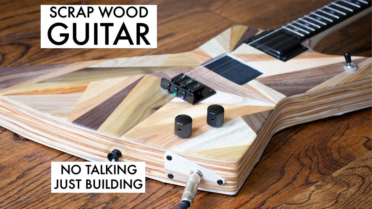Creating a 3 string guitar with power tools!