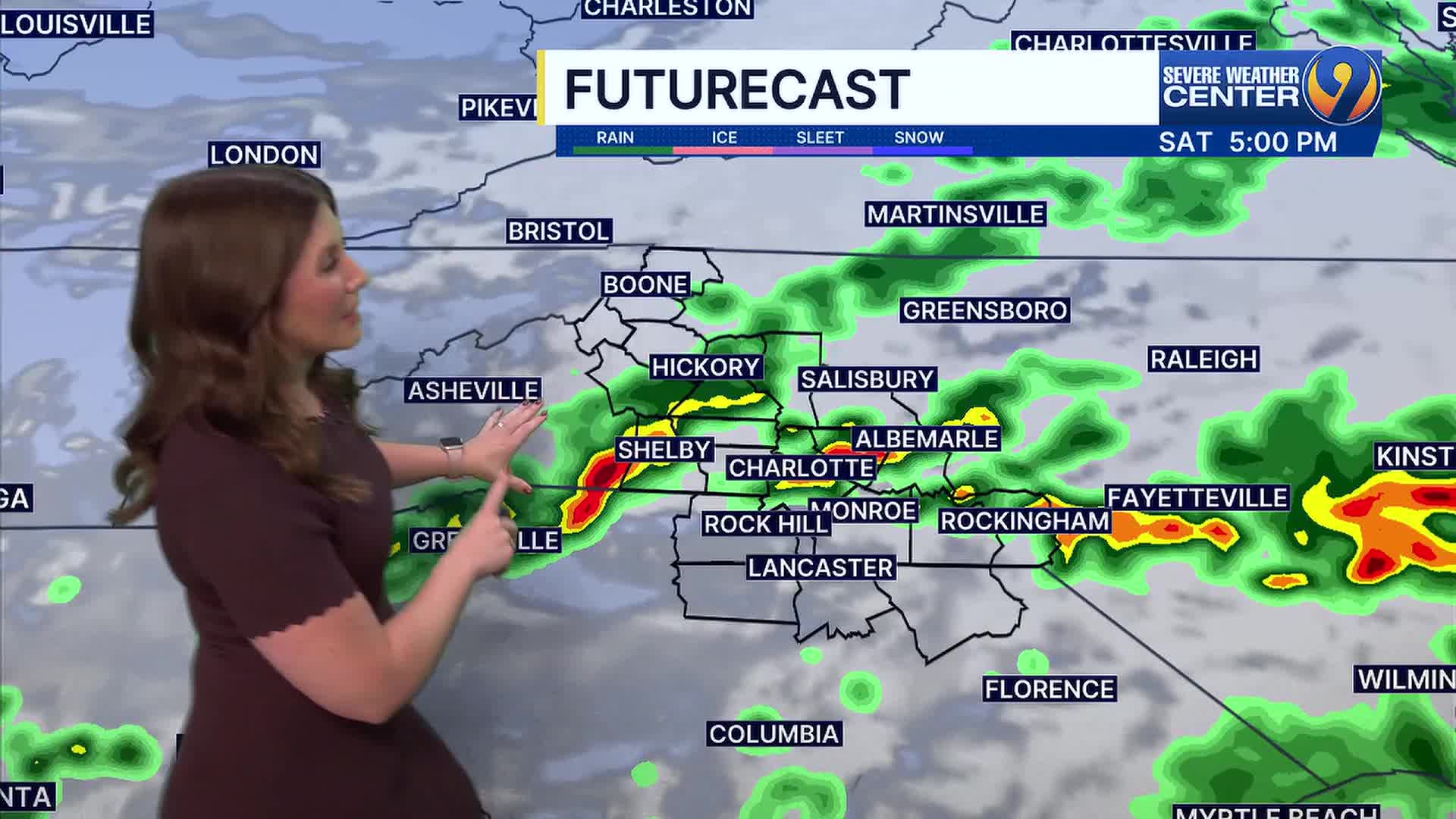Forecast: Dry before scattered showers and storms roll in
