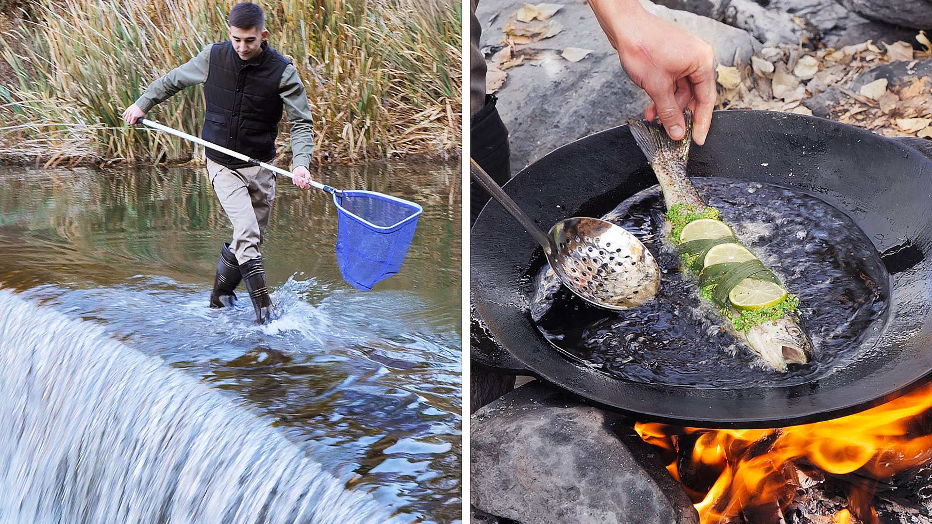 Pro secrets for outdoor fish catching and campfire cooking