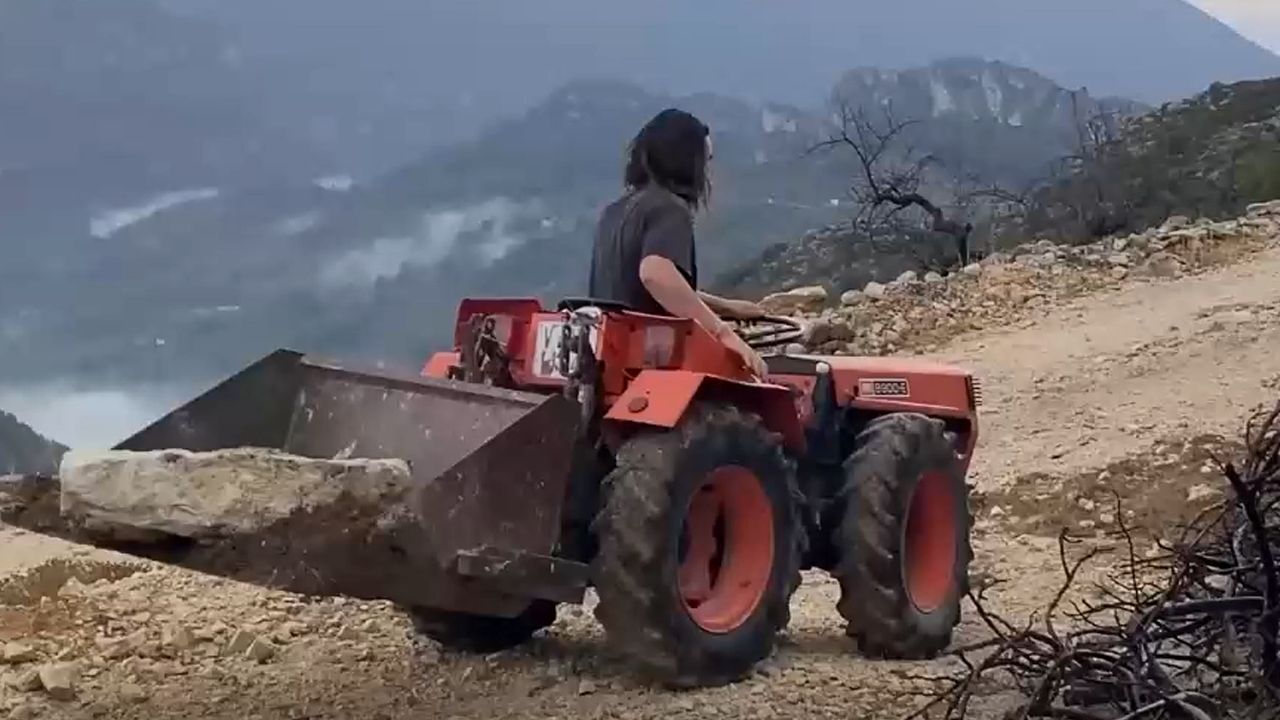 Finishing their off-grid mountain homestead in Spain