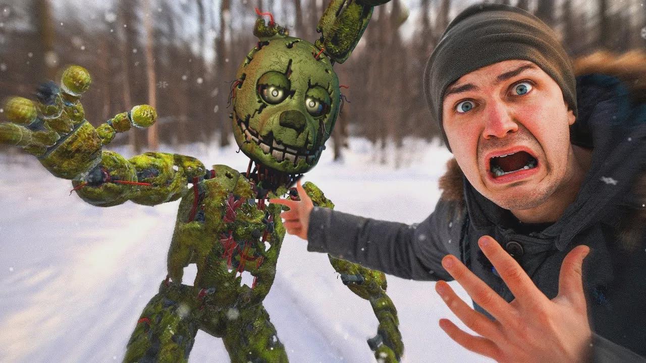 Animatronic Springtrap confronted us in real life!