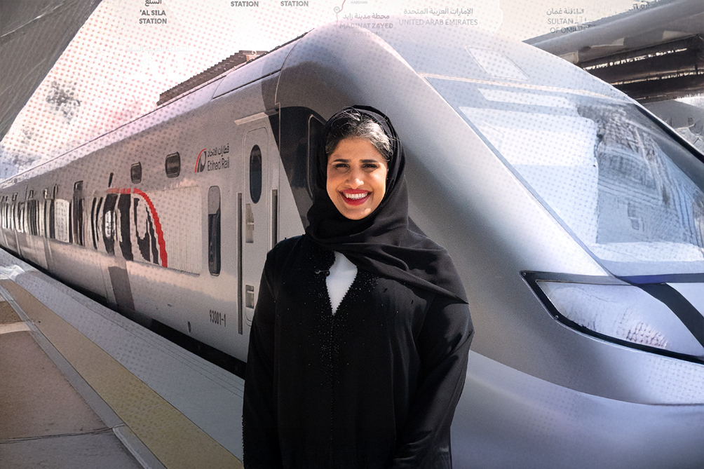 Etihad Rail AD DXB line