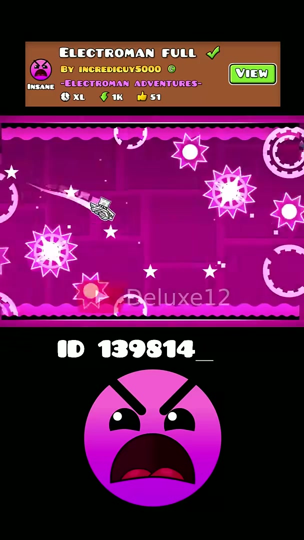 Full Electroman Geometry Dash #geometrydash #insanelevel