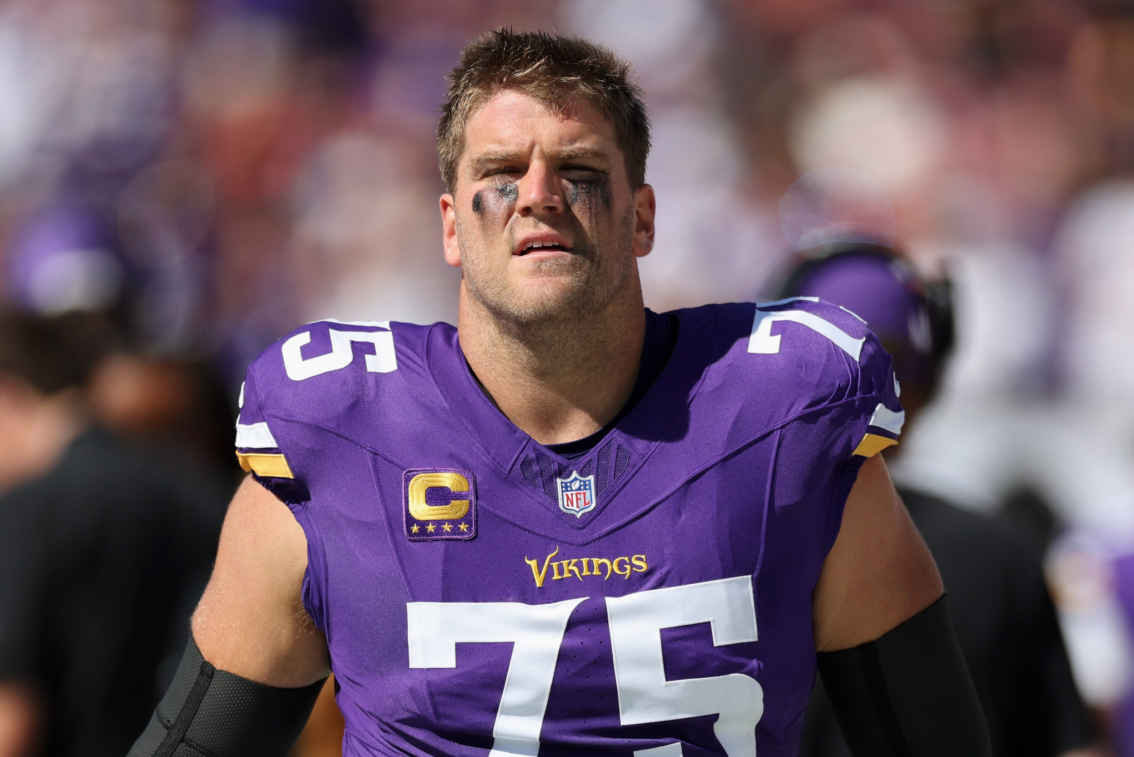 Vikings' Brian O'Neill comments on the trade of JJ McCarthy