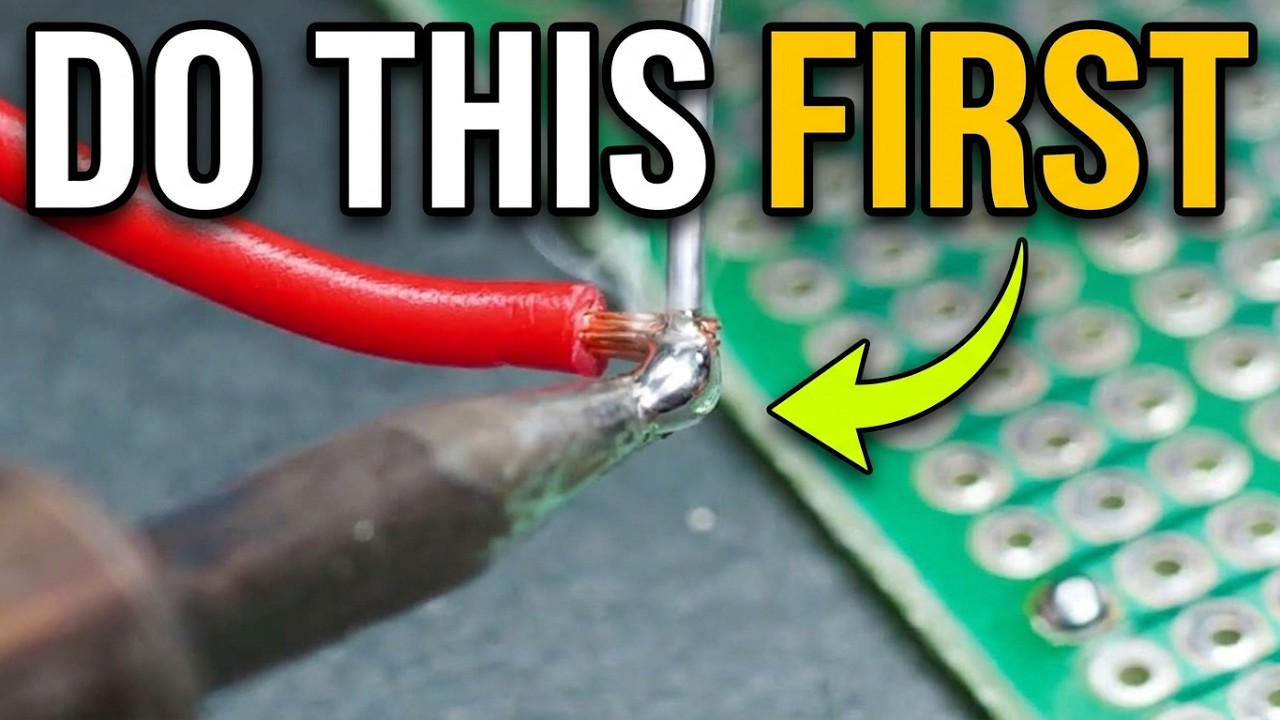 How to solder anything (the easy way) ⚡