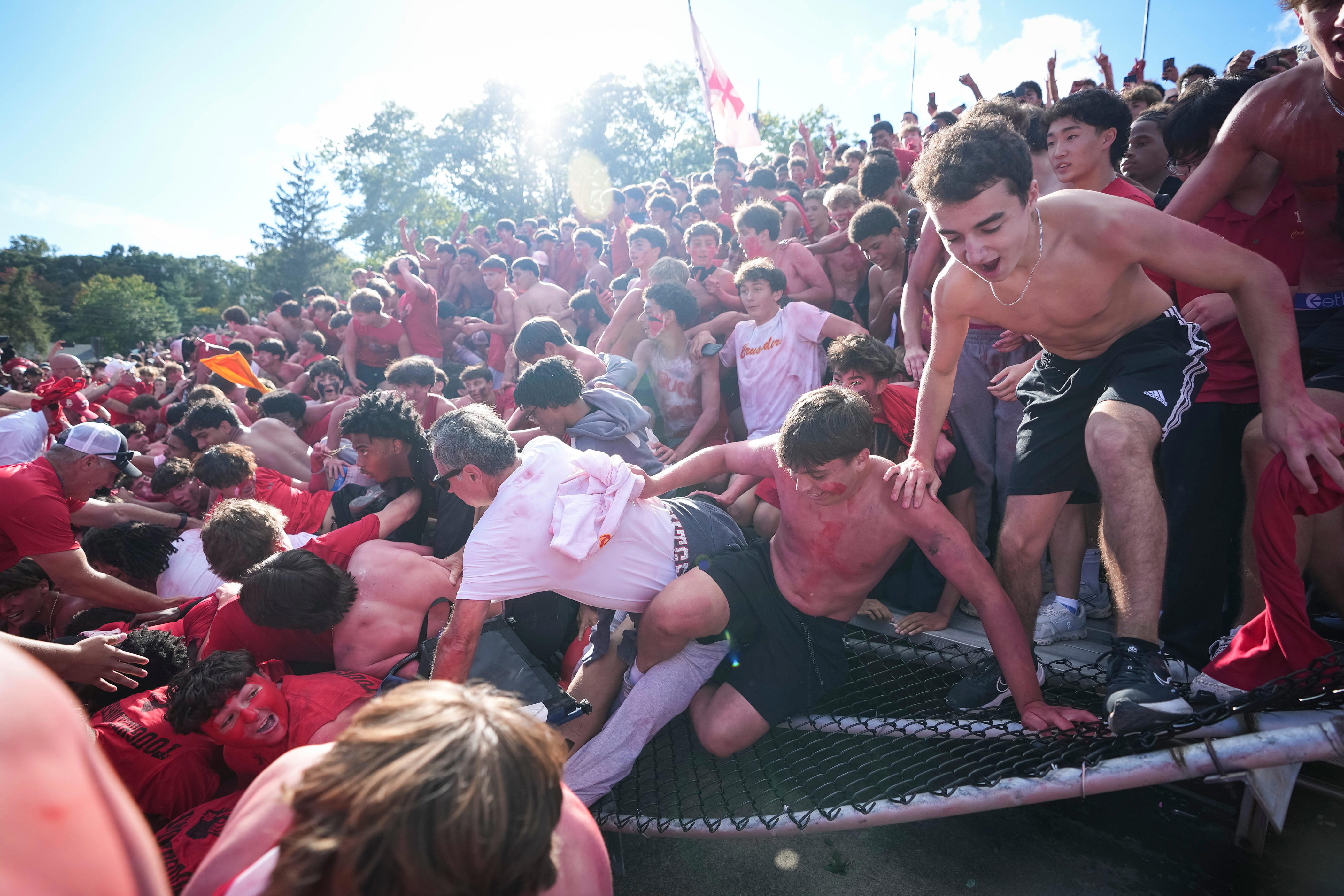 Railing collapse injures 4 after Bergen Catholic win against Don Bosco