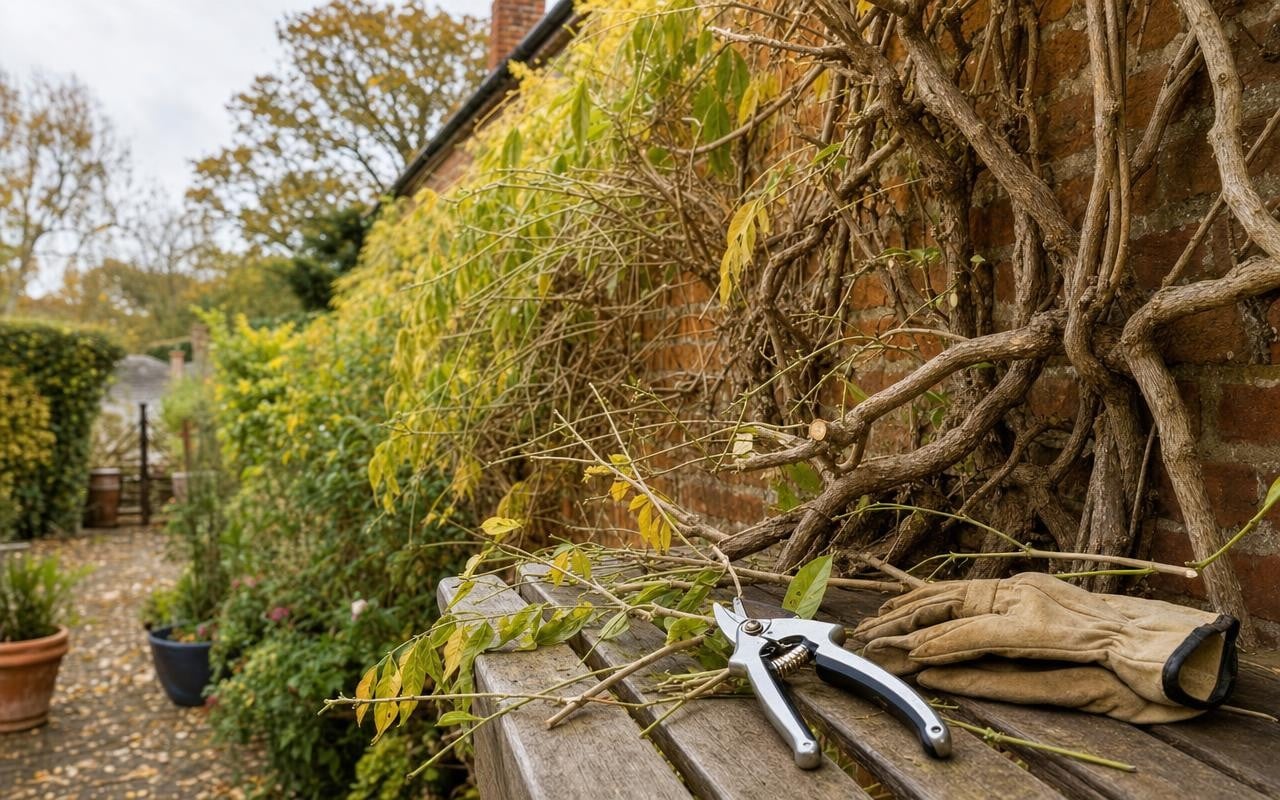 Gardeners urged to do one simple October job on wisteria now or miss ...
