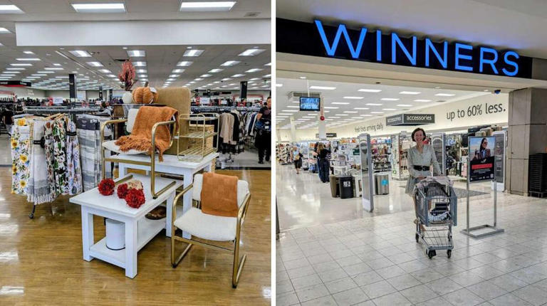 I'm a bargain hunter — these are the Winners sections where I always ...