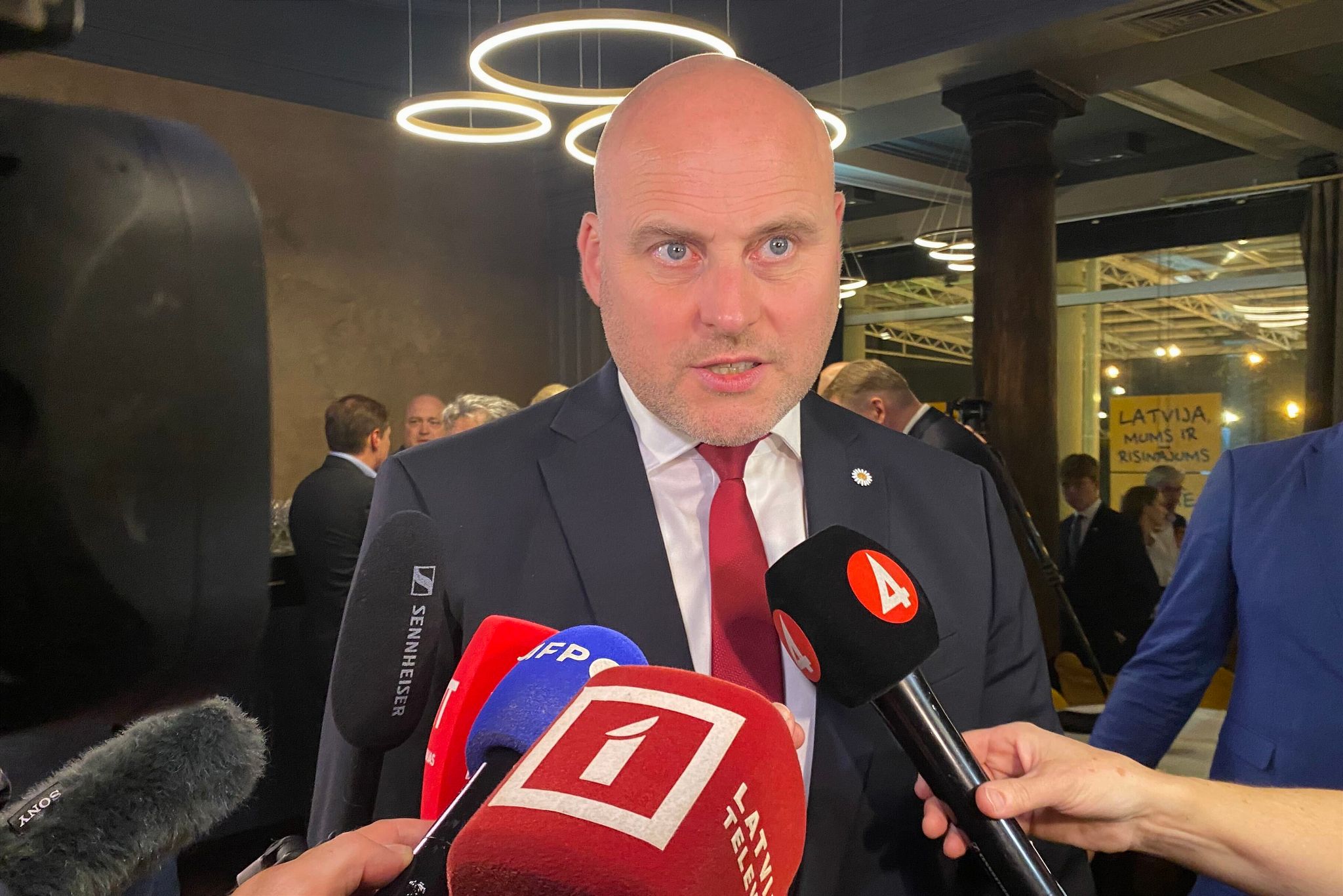Latvian PM's alliance set for clear election win, exit poll shows