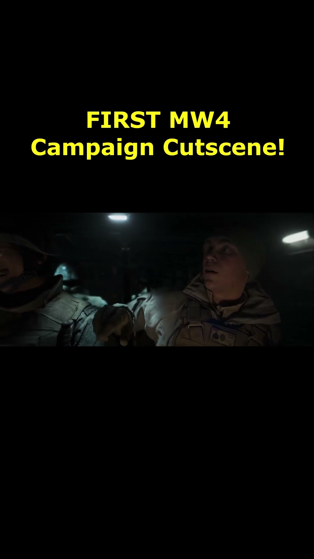 MW4 first campaign cutscene 4K! Losing ground mission gameplay preview ...