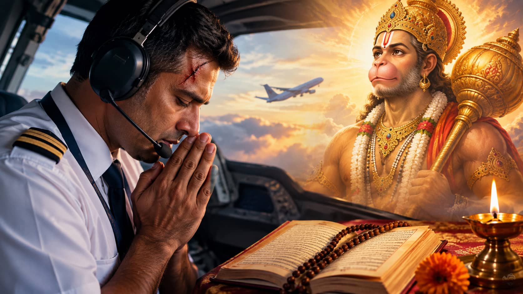 Flydubai pilot Smit Machhar recited Hanuman Chalisa while being stabbed ...