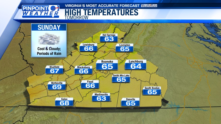 Pinpoint weather: Dreary conditions to end the weekend