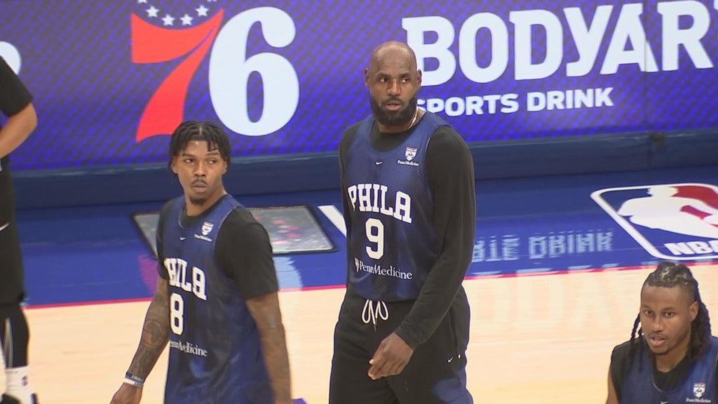 LeBron James says Sixers' scrimmage was great first step for upcoming season