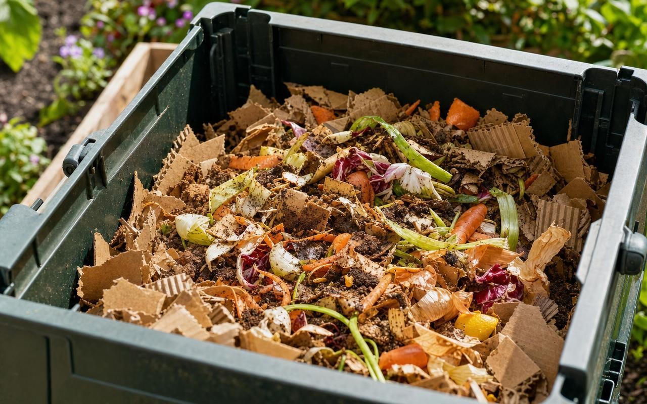 Pourquoi déchirer le carton avant de le mettre au compost