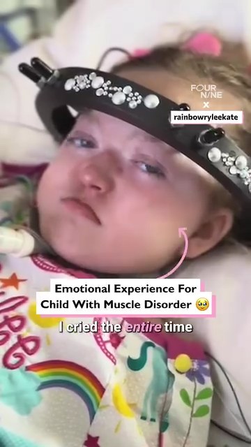 Emotional parade experience for little girl with muscle disorder