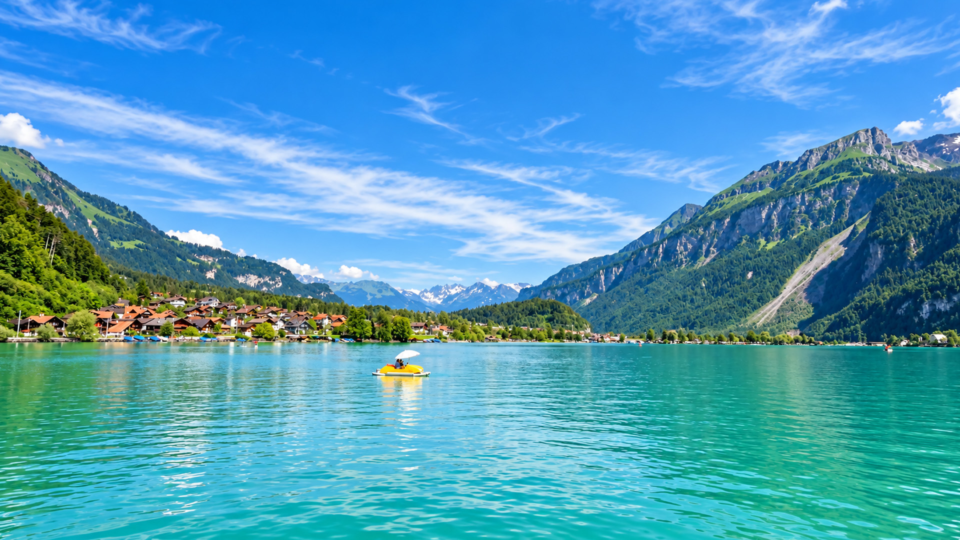 Brienz, Thụy Sĩ: Tản bộ ngắm cảnh qua Bernese Oberland (4K)