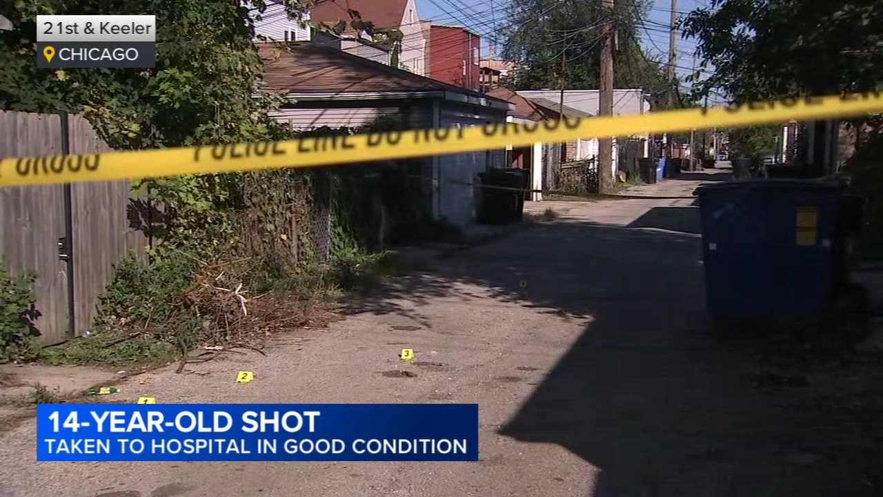 14-year-old boy shot in alley in North Lawndale, Chicago police say