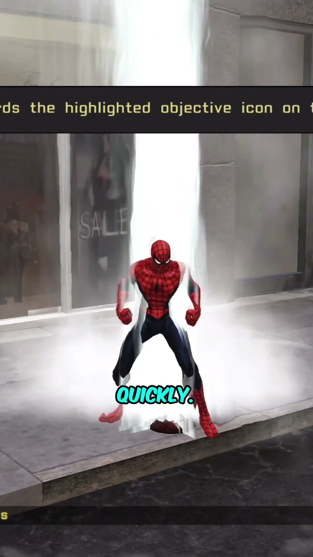 How long does it take to reach a water point in the Spider-Man games? # ...