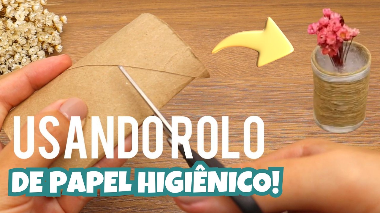 Ideia incrível com rolo de papel higiênico vazio