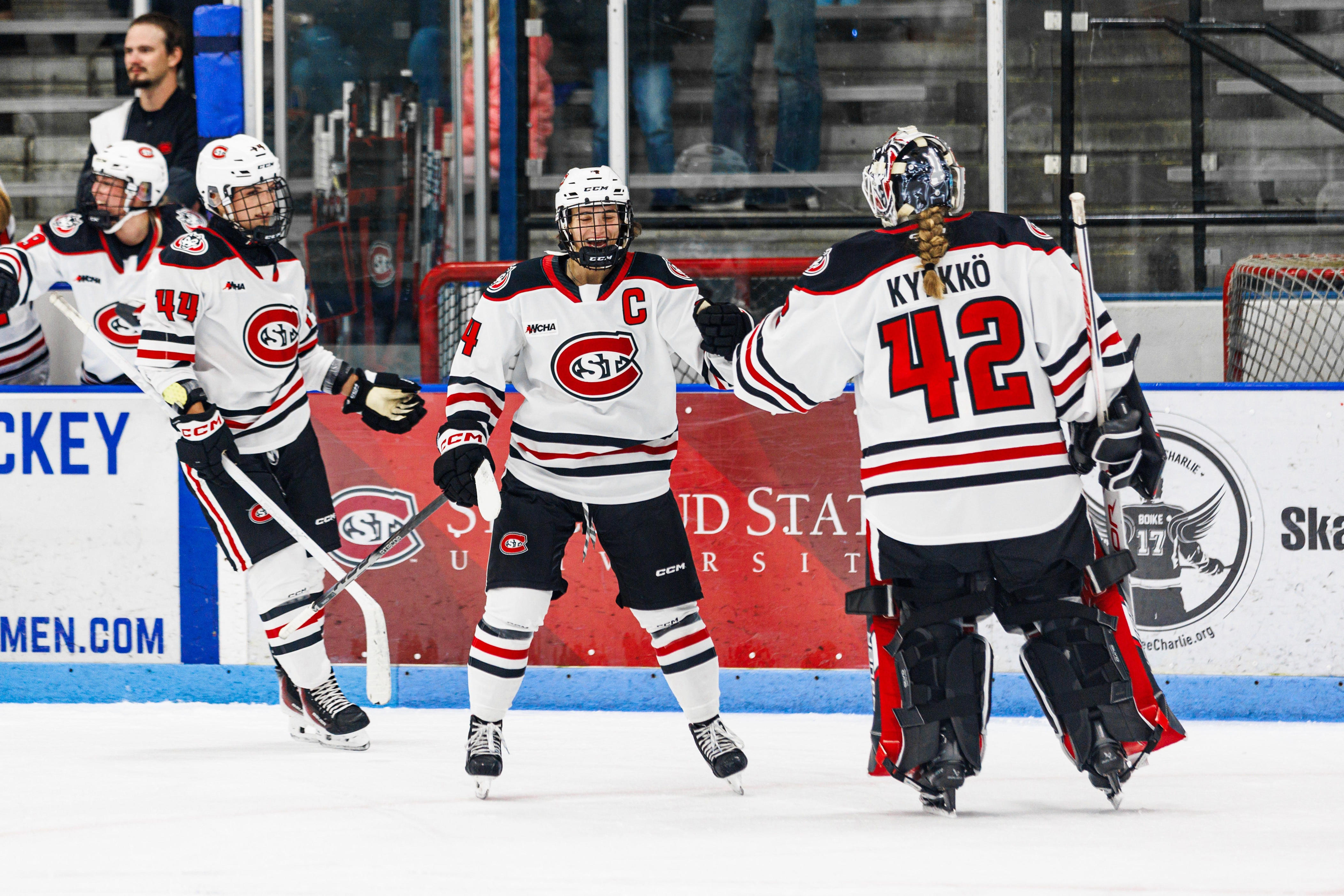 Freshman backup goalie completes No. 13 St. Cloud State women’s hockey ...