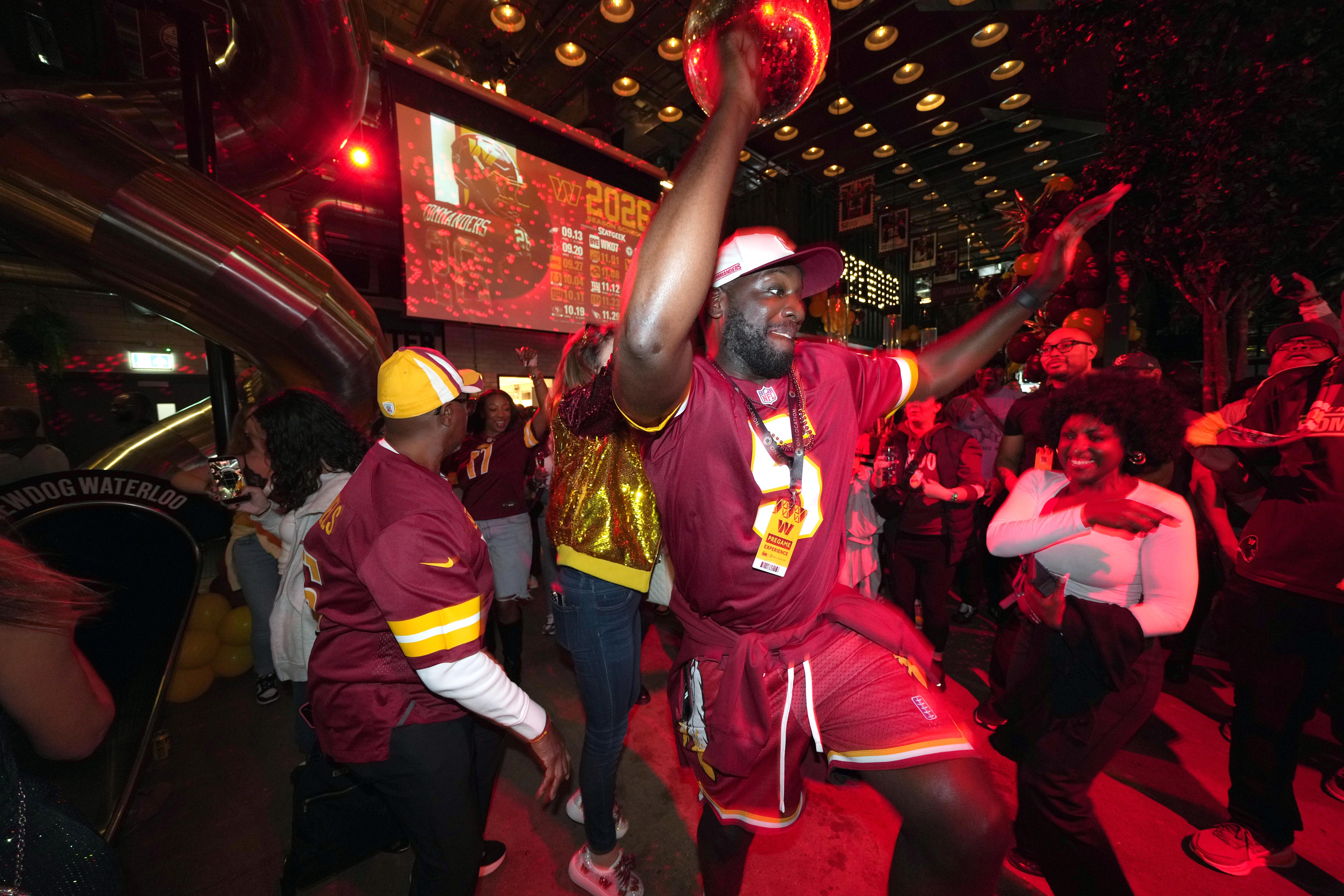 Another round on Josh: Commanders’ fans take over London