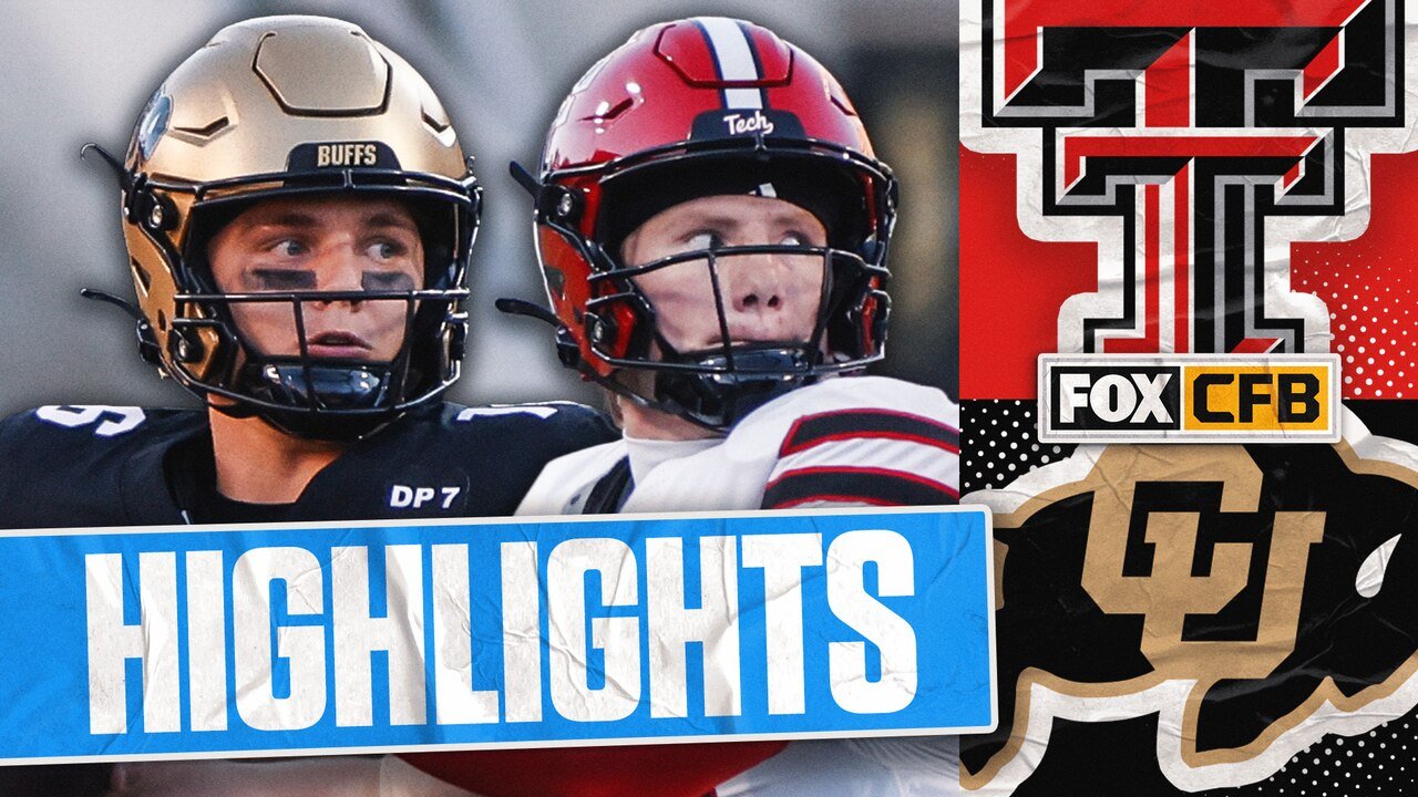 Texas Tech Red Raiders vs Colorado Buffaloes highlights 🏈 FOX College ...