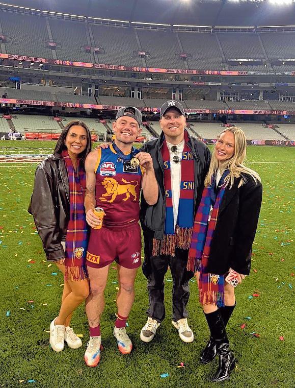 Lachie Neale and girlfriend Emma Field share loved-up post at Brisbane ...