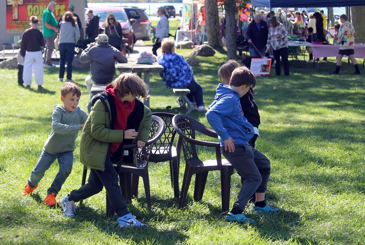 Video: Onekama Fall Festival features games, animals, more