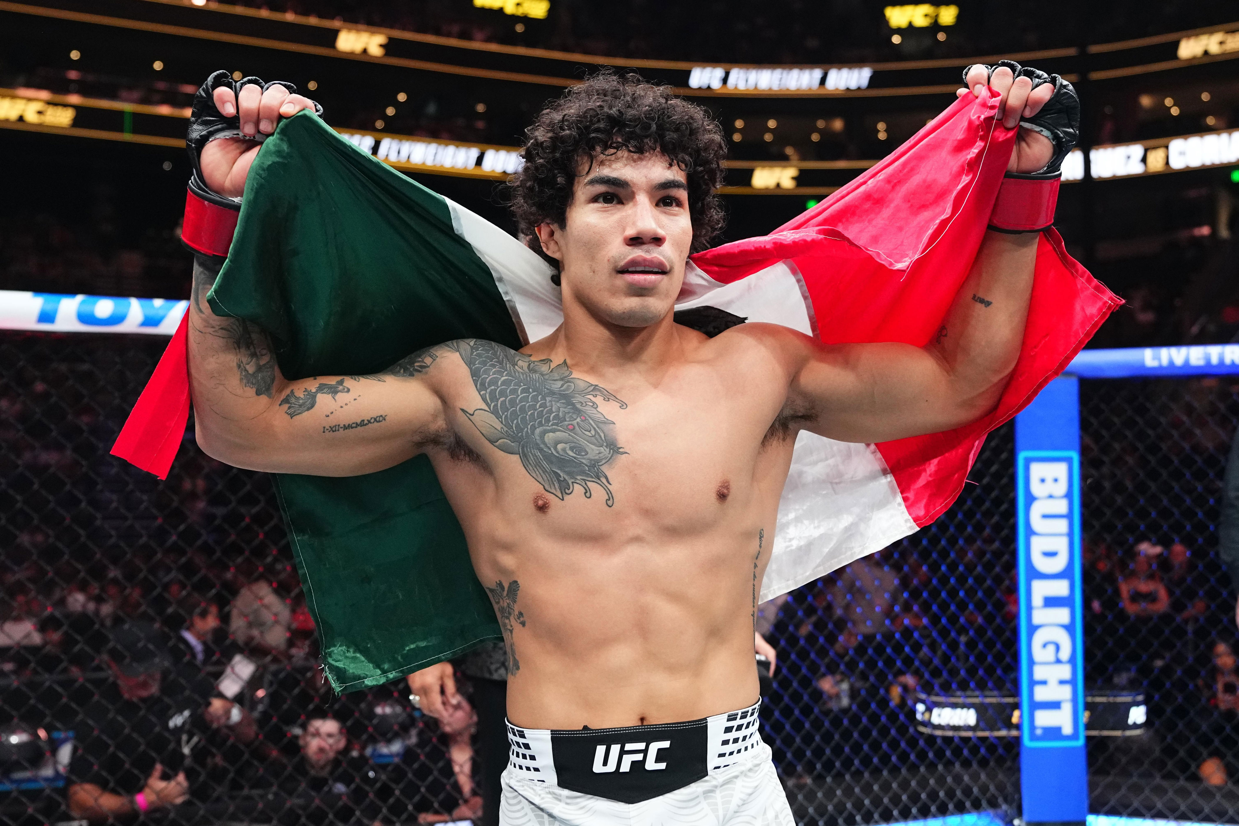 UFC 332 video: Daniel Cormier’s protégé Imanol Rodriguez scores brutal ...