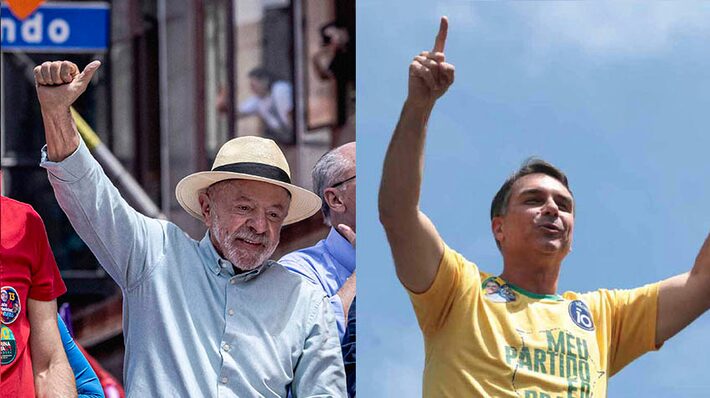 Lula e Flávio vão disputar segundo turno. Fotos:Taba Benedicto/Estadão e Felipe Rau/Estadão Foto: Taba Benedicto/Estadão e Felipe