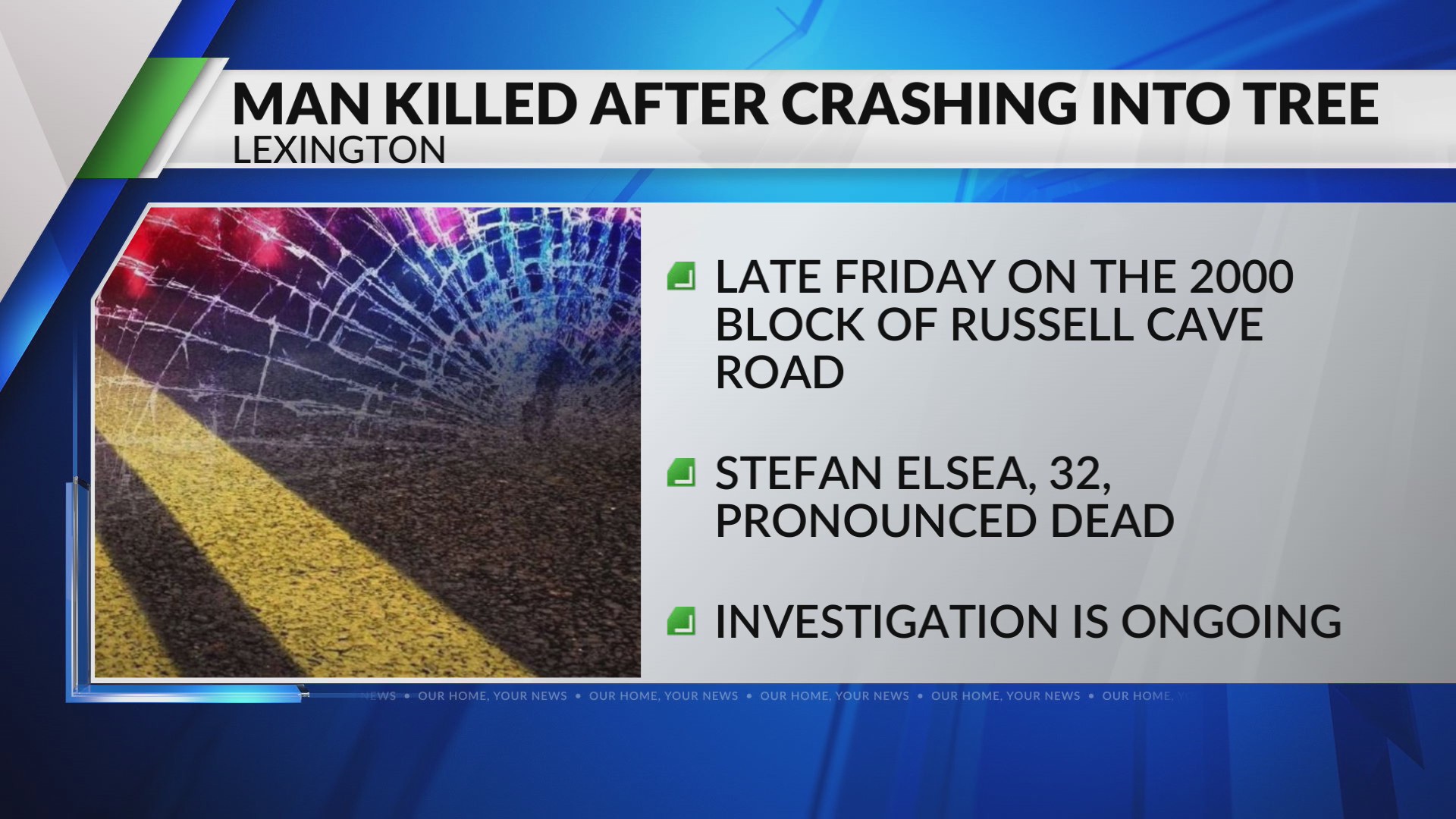 Kentucky man killed after vehicle strikes tree