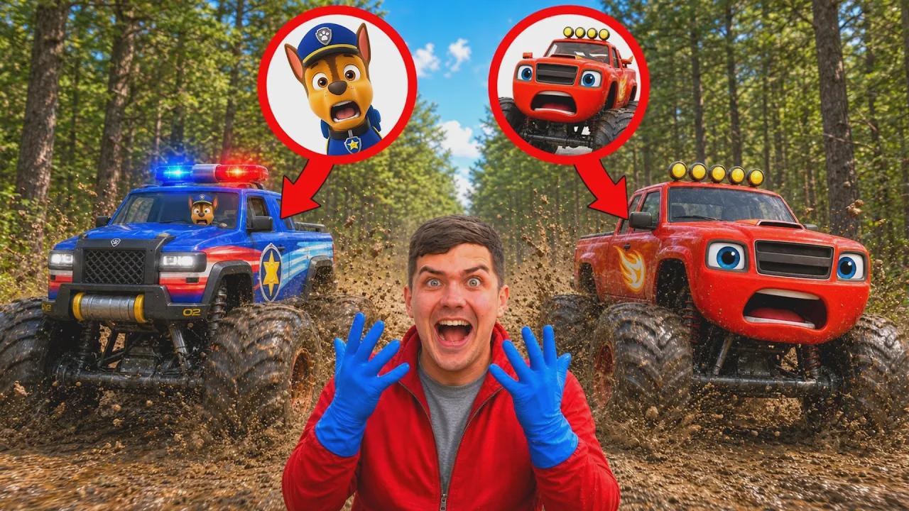 We found Paw Patrol and Blaze monster trucks abandoned after shocking ...