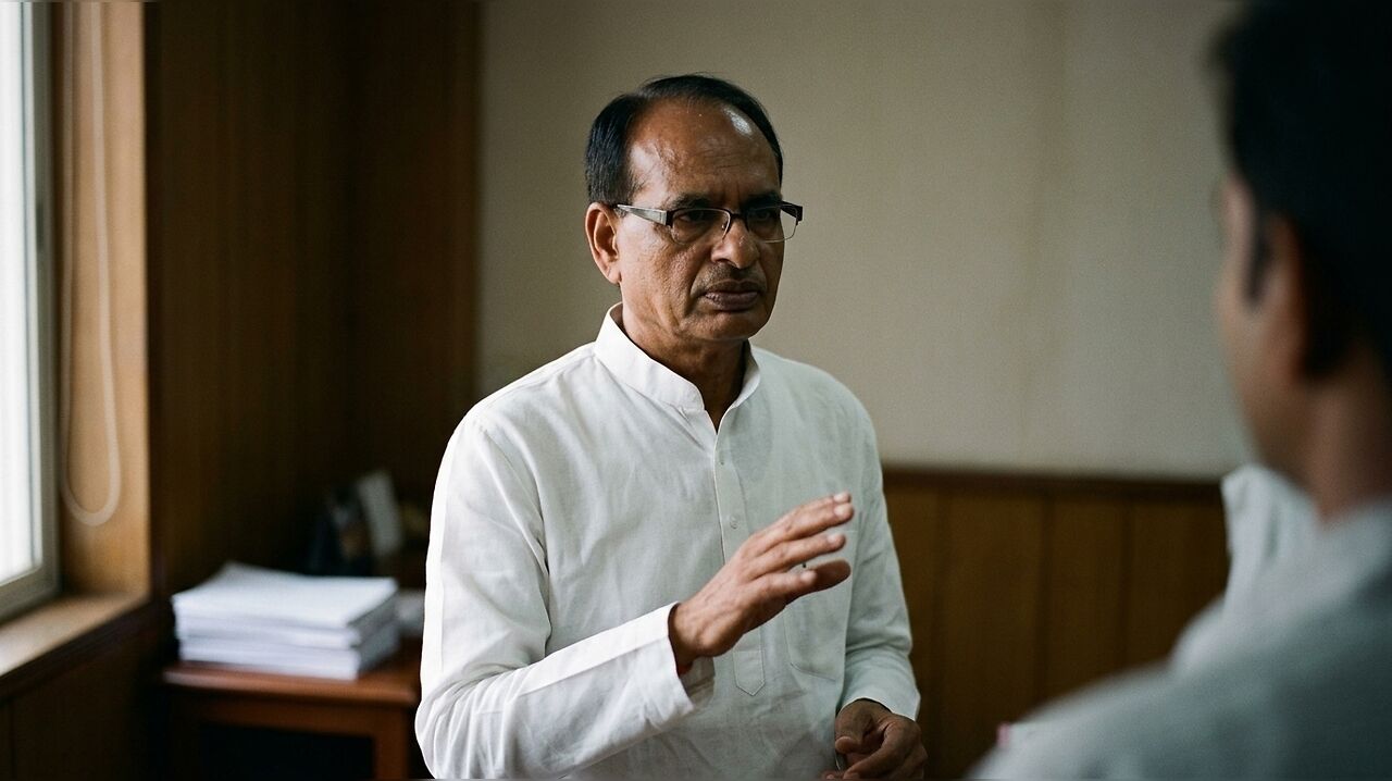 Shivraj Singh Chouhan criticises Congress over ballot paper demands