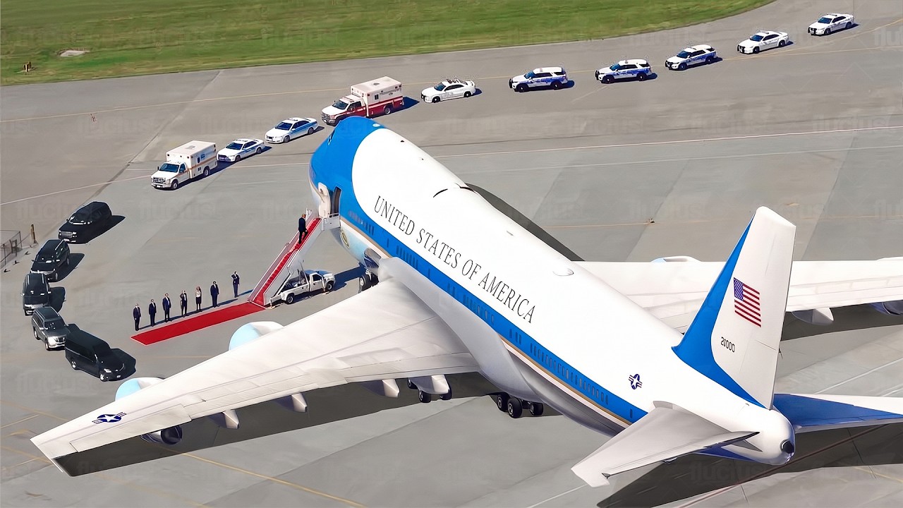 The Extreme Process of Airlifting President Trump & His Multimillion ...