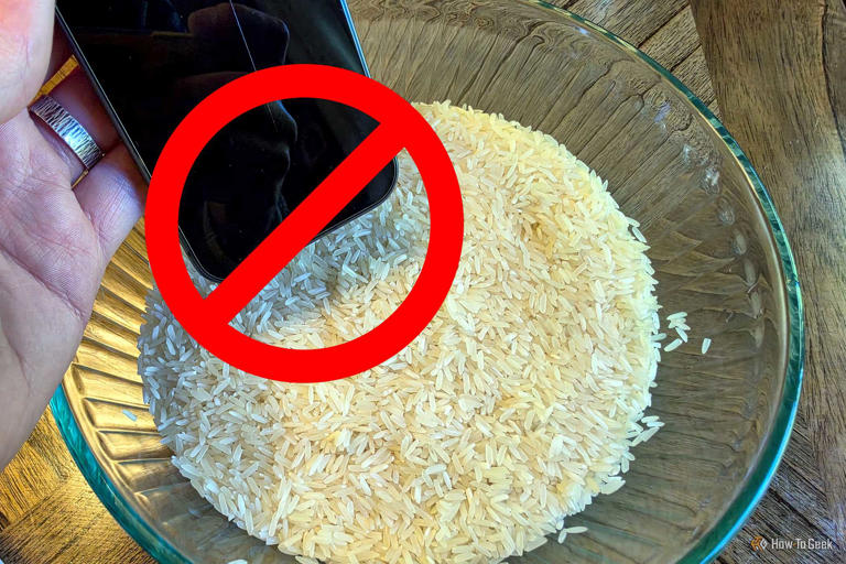 Rice won't save your wet phone: Here's what actually works