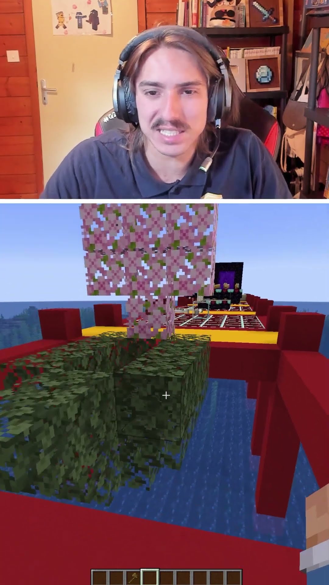 Est-ce que le bateau flotte sur Minecraft? Jour 3 #minecraft #shorts