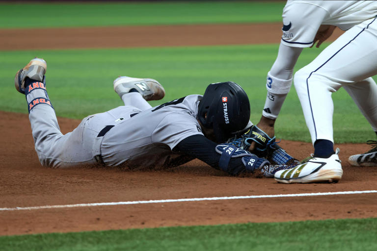 Yankees' bats were silenced for most of Game 1 by Rays' Drew Rasmussen
