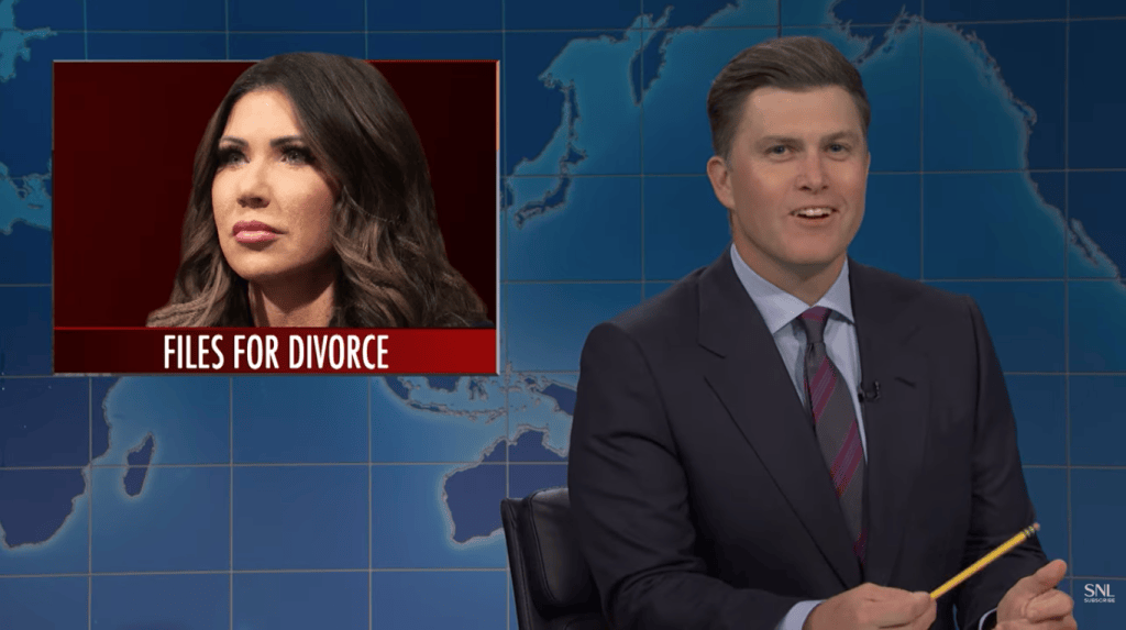 'SNL' Weekend Update roasts Trump's ballroom, Kristi Noem's divorce