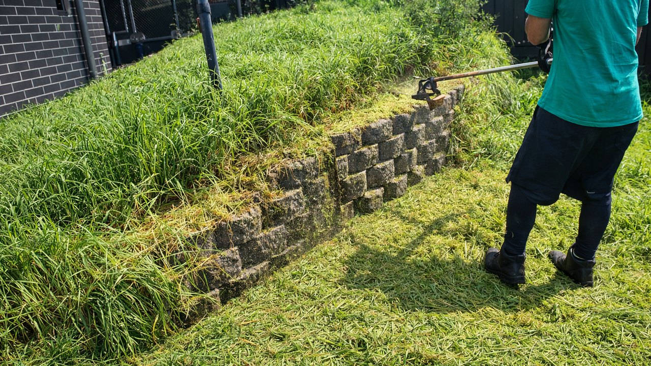 These lawn edges were completely out of control - 20 minutes with a ...