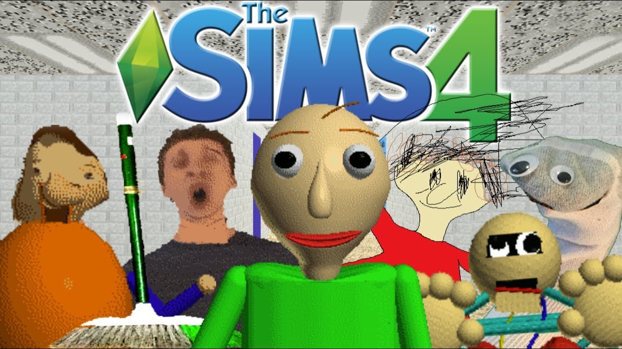 The Sims 4: Baldi's Basics in Education and Learning (CAS, school build ...