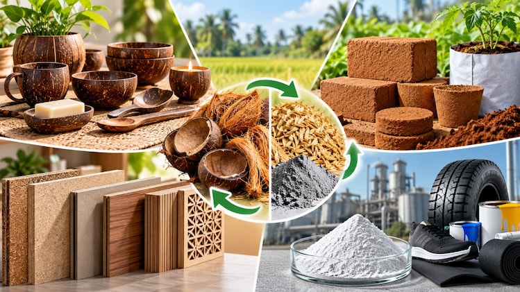 Coconut shells, rice husks and more: How 4 Indian startups are giving ...