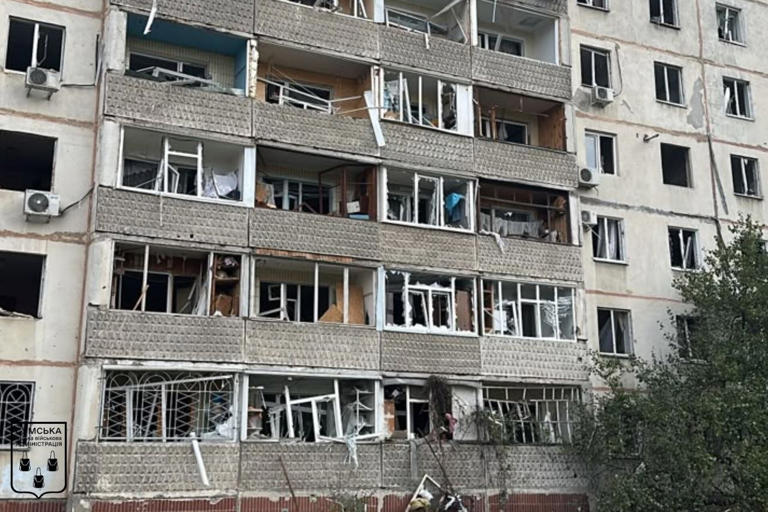 Russia bombs Ukraine's Sumy, damaging high-rise and injuring civilians