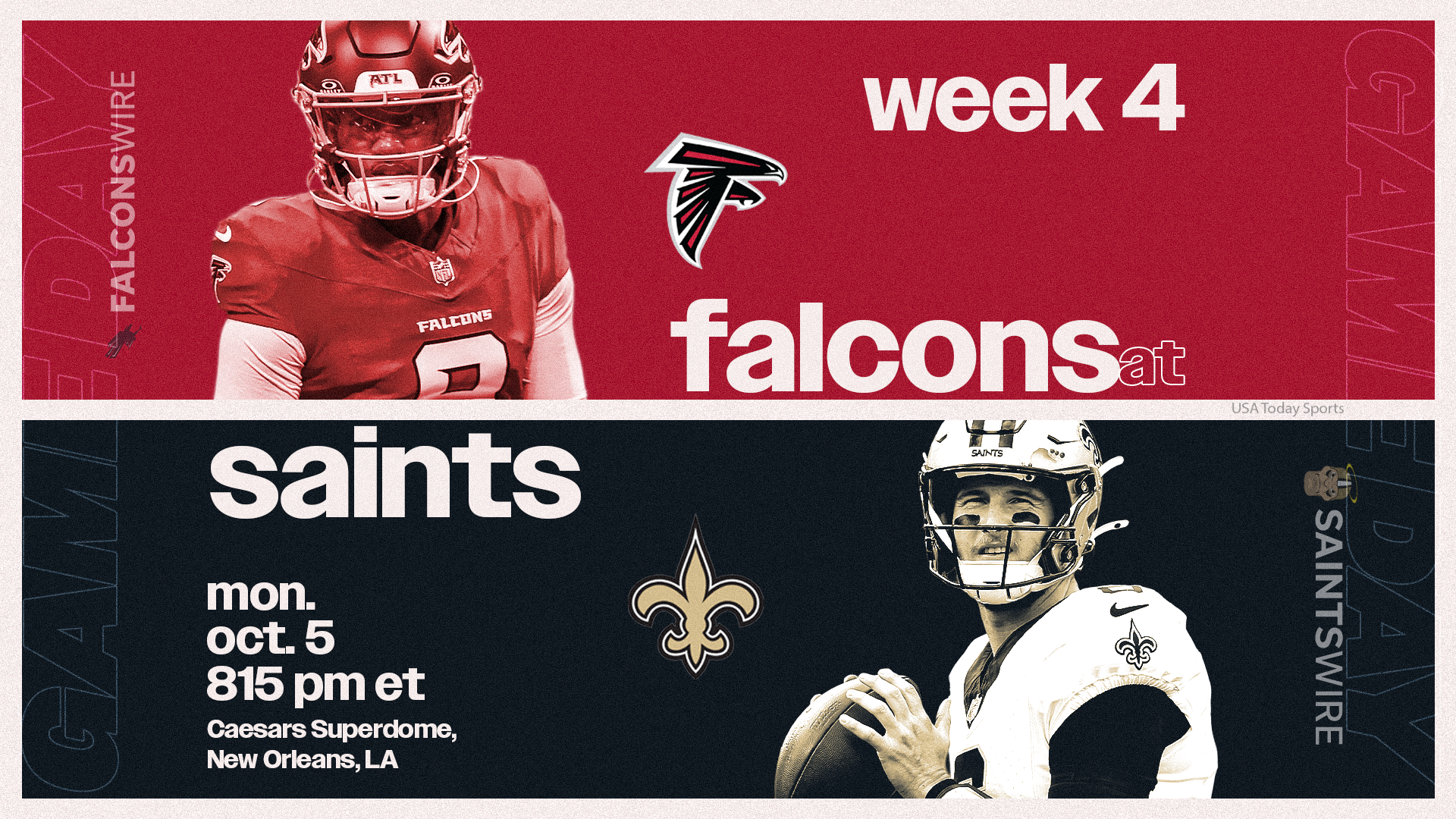 Falcons vs. Saints live updates: NFL Week 4 game score, highlights