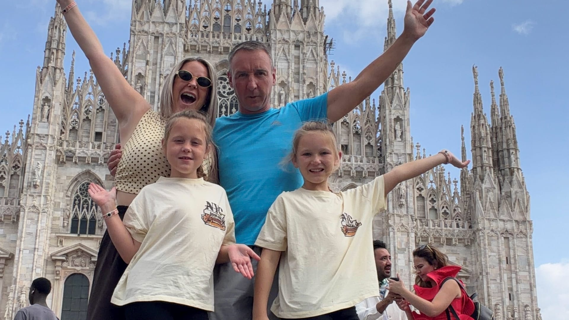 Family sells home to travel Europe while dad works 10 hours a week