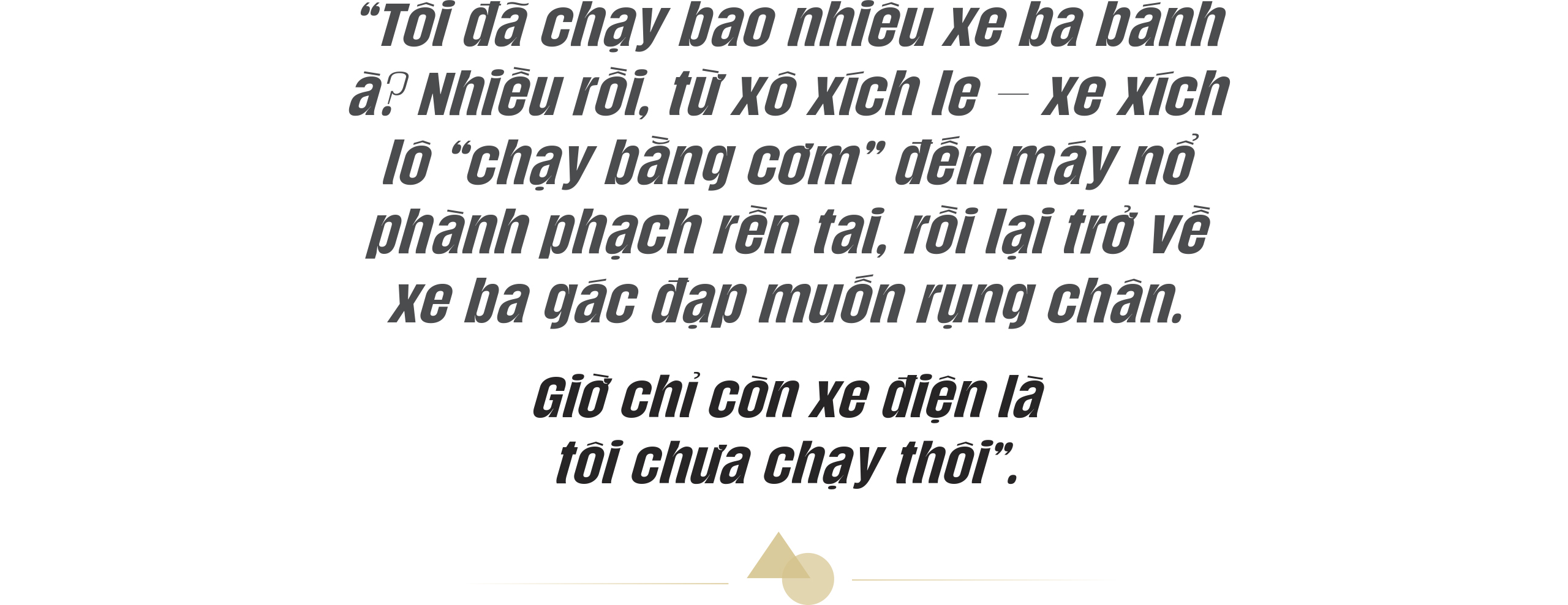 Trăm năm xe ba bánh - đời xe, phận người