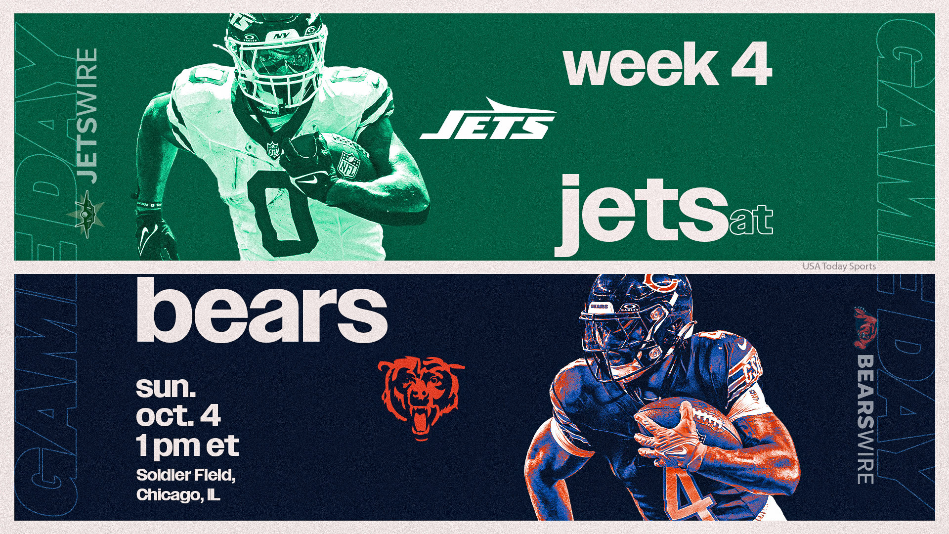Bears vs. Jets live updates: Start time, TV channel for Week 4 game